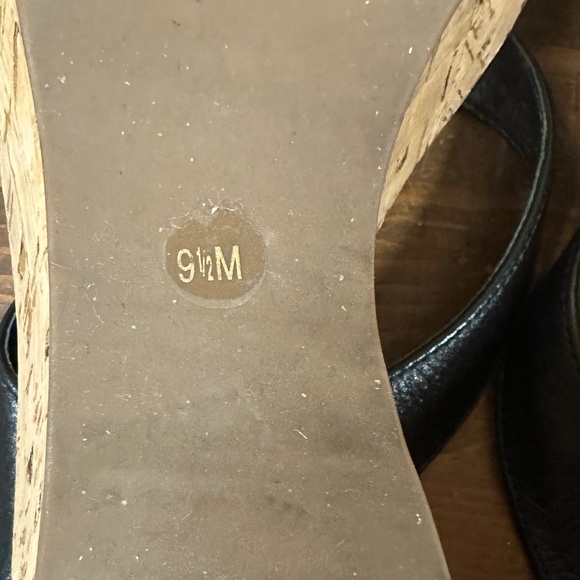 Tory Burch Suzy Cork Wedge Platform Sandals Size 9.5 - Picture 7 of 8